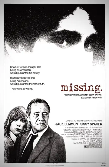 Poster to the movie "Missing" #228744
