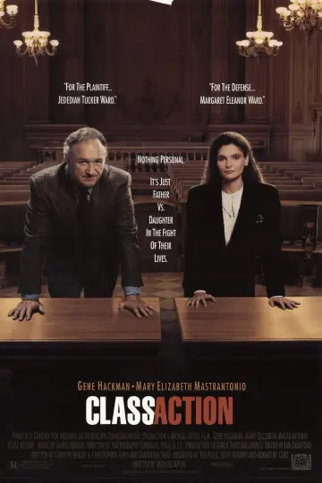 Poster to the movie "Class Action" #1048254