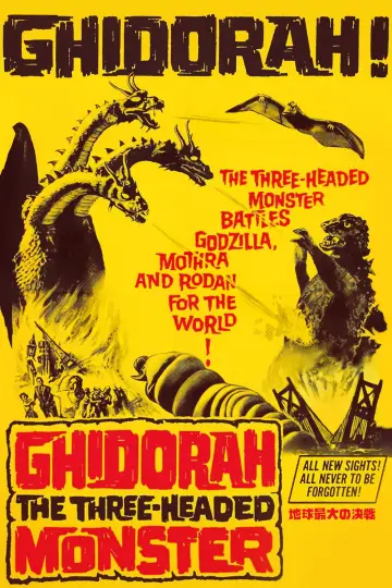 Poster to the movie "Ghidorah, the Three-Headed Monster" #1025456