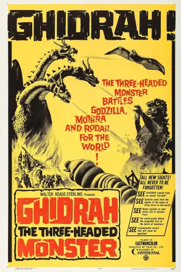 Poster to the movie "Ghidorah, the Three-Headed Monster" #1025462
