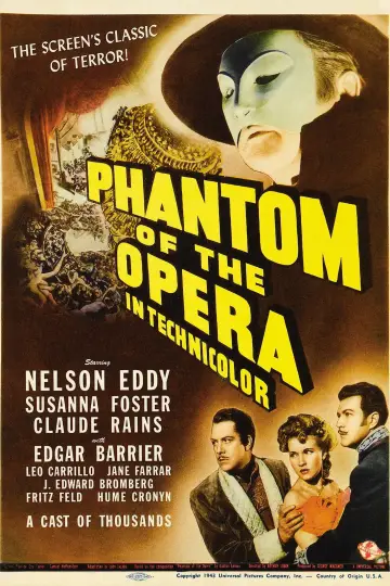 Poster to the movie "Phantom of the Opera" #1022431