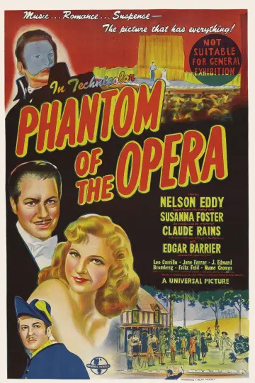 Poster to the movie "Phantom of the Opera" #1022433