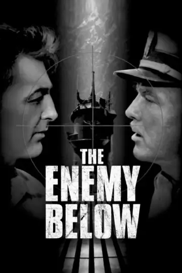 Poster to the movie "The Enemy Below" #1047475