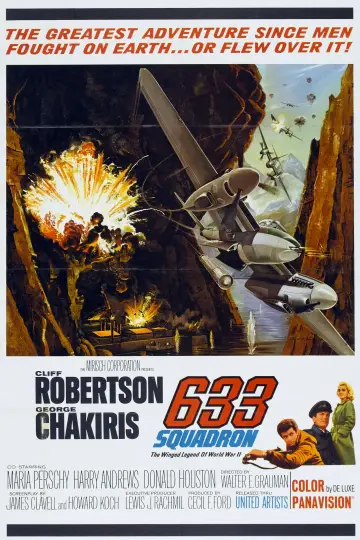 Poster to the movie "633 Squadron" #1105116