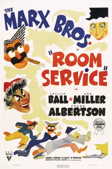 Poster to the movie "Room Service" #1157249