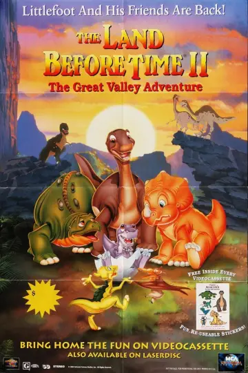 Poster to the movie "The Land Before Time II: The Great Valley Adventure" #1000093