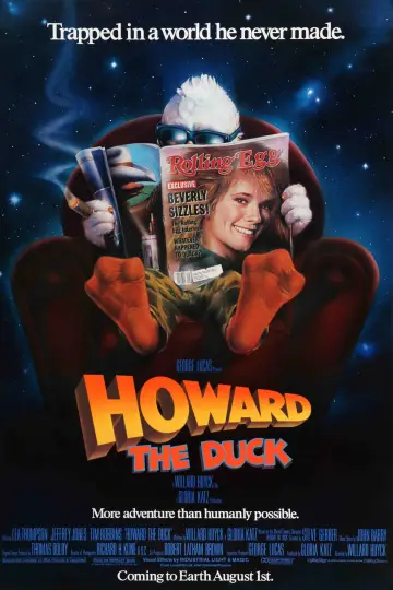Poster to the movie "Howard the Duck" #790183