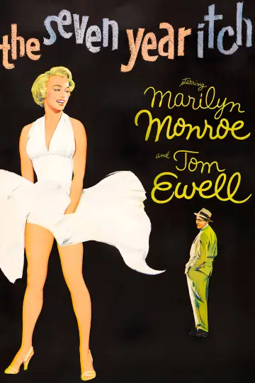 Poster to the movie "The Seven Year Itch" #863528