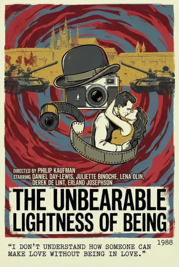 Poster to the movie "The Unbearable Lightness of Being" #993482