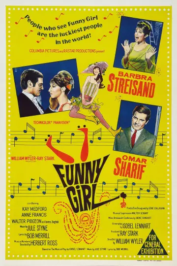 Poster to the movie "Funny Girl" #903313
