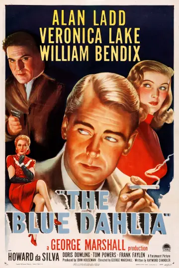 Poster to the movie "The Blue Dahlia" #768426