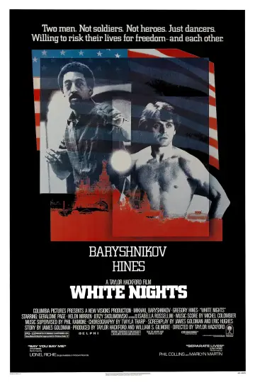 Poster to the movie "White Nights" #1081601