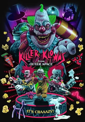 Poster to the movie "Killer Klowns from Outer Space" #1180459