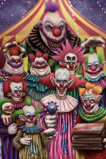 Poster to the movie "Killer Klowns from Outer Space" #878441