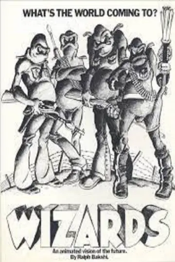 Poster to the movie "Wizards" #1027372
