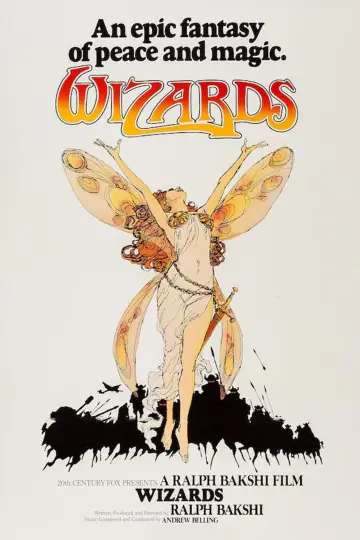 Poster to the movie "Wizards" #1027378