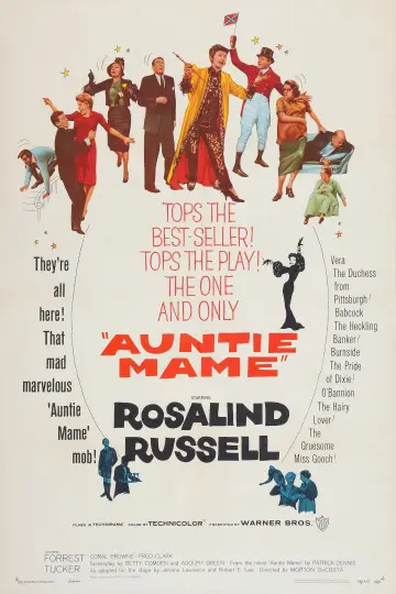 Poster to the movie "Auntie Mame" #362152