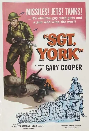 Poster to the movie "Sergeant York" #143214