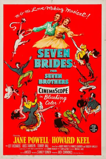 Poster to the movie "Seven Brides for Seven Brothers" #989943