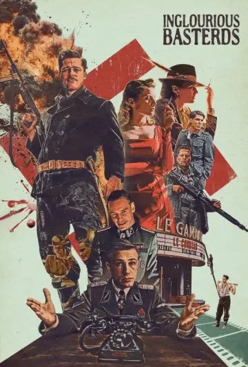 Poster to the movie "Inglourious Basterds" #556799