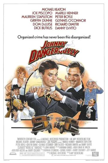 Poster to the movie "Johnny Dangerously" #1096254