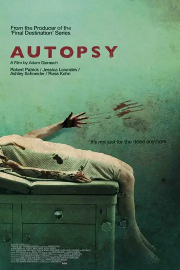 Poster to the movie "Autopsy" #941640