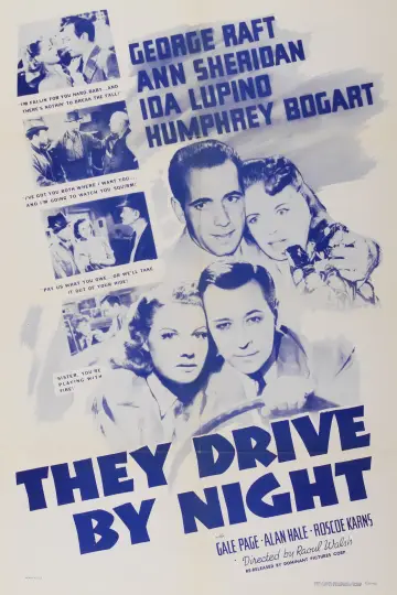 Poster to the movie "They Drive by Night" #1033381
