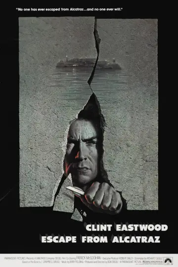 Poster to the movie "Escape from Alcatraz" #845742