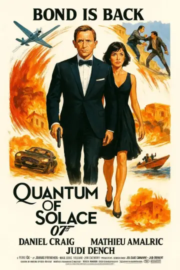 Poster to the movie "Quantum of Solace" #620556