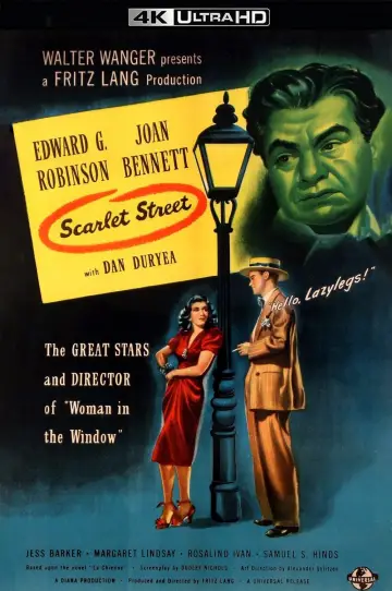 Poster to the movie "Scarlet Street" #926866