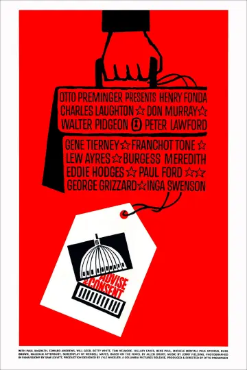 Poster to the movie "Advise & Consent" #1116724