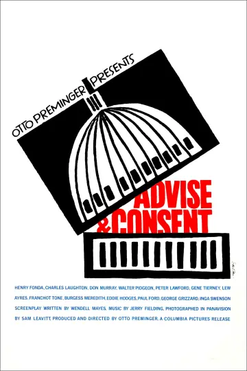 Poster to the movie "Advise & Consent" #1116728