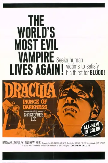 Poster to the movie "Dracula: Prince of Darkness" #1025325