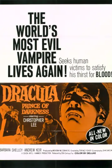 Poster to the movie "Dracula: Prince of Darkness" #1025328
