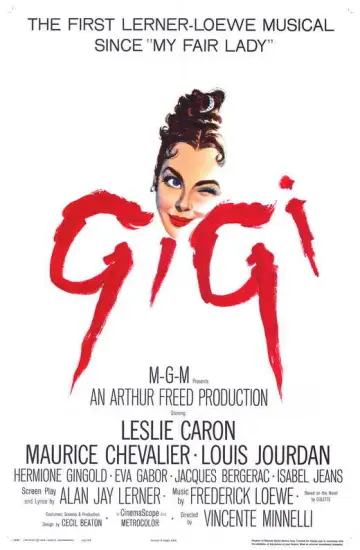Poster to the movie "Gigi" #901435