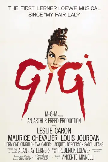 Poster to the movie "Gigi" #901436
