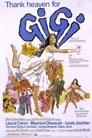 Poster to the movie "Gigi" #901437