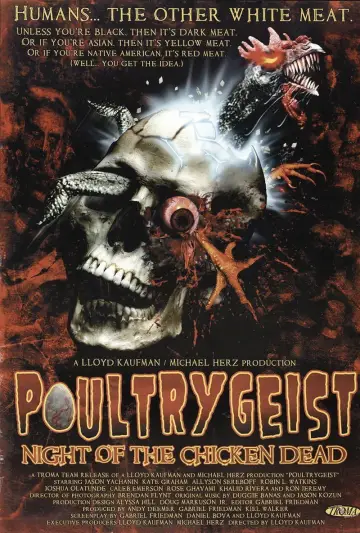Poster to the movie "Poultrygeist: Night of the Chicken Dead" #1084685