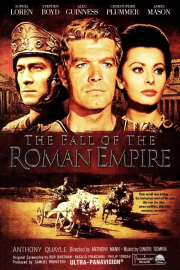 Poster to the movie "The Fall of the Roman Empire" #129885