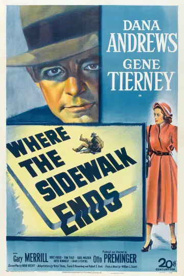 Poster to the movie "Where the Sidewalk Ends" #1041723