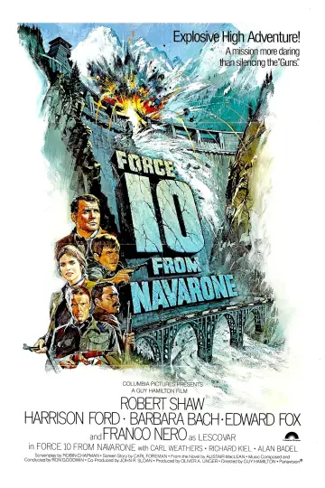 Poster to the movie "Force 10 from Navarone" #356411