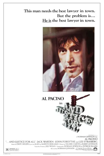 Poster to the movie "...And Justice for All" #850919
