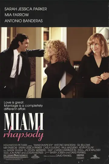 Poster to the movie "Miami Rhapsody" #1037026