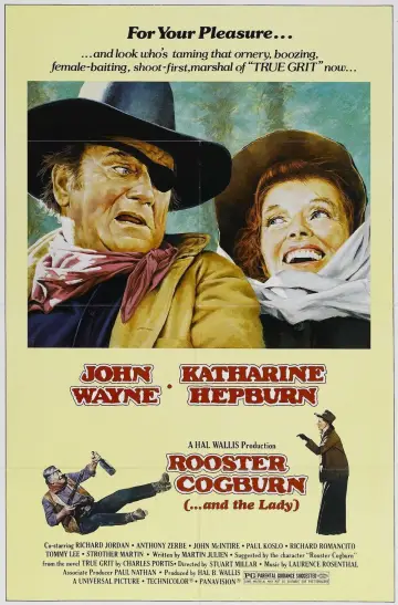 Poster to the movie "Rooster Cogburn" #1056337