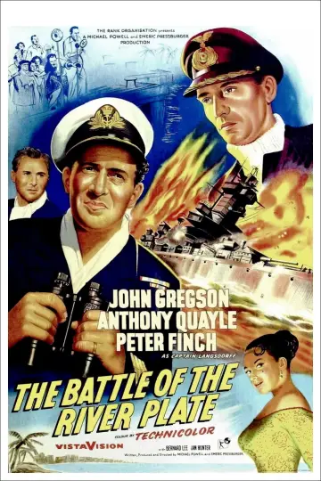Poster to the movie "The Battle of the River Plate" #1068405