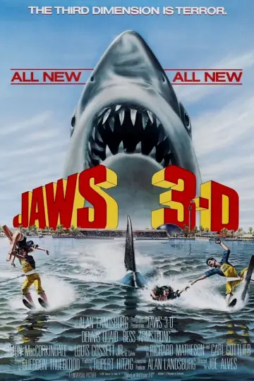 Poster to the movie "Jaws 3-D" #335515