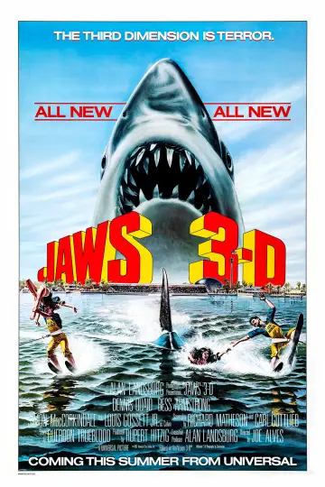 Poster to the movie "Jaws 3-D" #699296