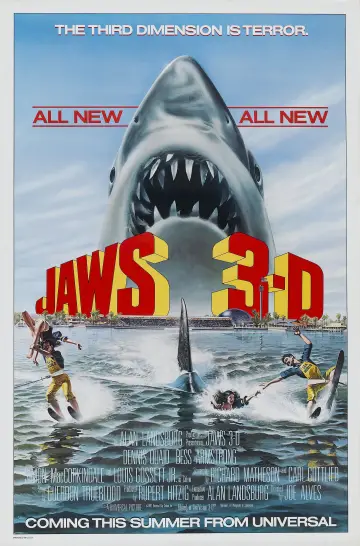 Poster to the movie "Jaws 3-D" #861202