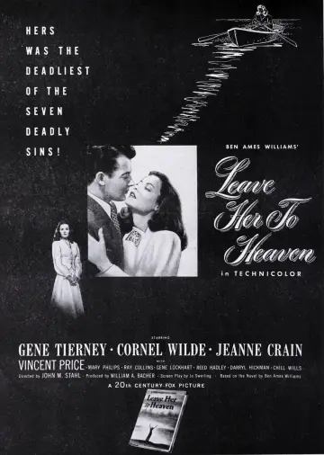 Poster to the movie "Leave Her to Heaven" #1059286