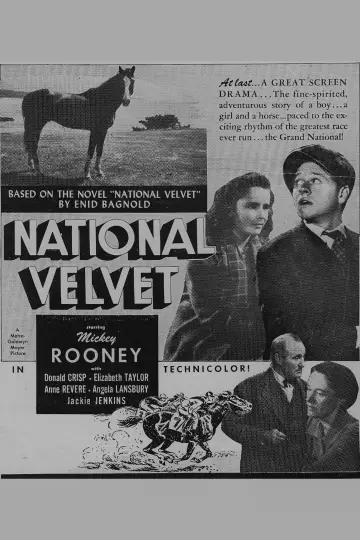 Poster to the movie "National Velvet" #1120160
